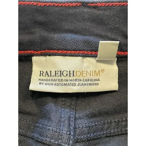 Raleigh Denim 28 x 30 ALEXANDER Relaxed Straight DARK FATHOM Stretch Denim Jeans
